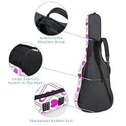 Hondank Housse de protection épaisse en éponge imperméable pour guitare acoustique, électrique, basse, guitare classique… - Les Beatles, Paul McCartney, John Lennon, RIngo Starr, George Harrison Hondank Housse de protection épaisse en éponge imperméable pour guitare acoustique, électrique, basse, guitare classique… – Image 3