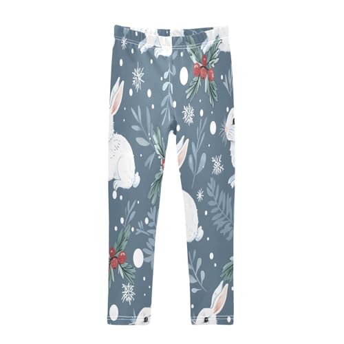 Toddler Girls Leggings Printed Yoga Pants Leggings Rabbit Ans Snow for Kids