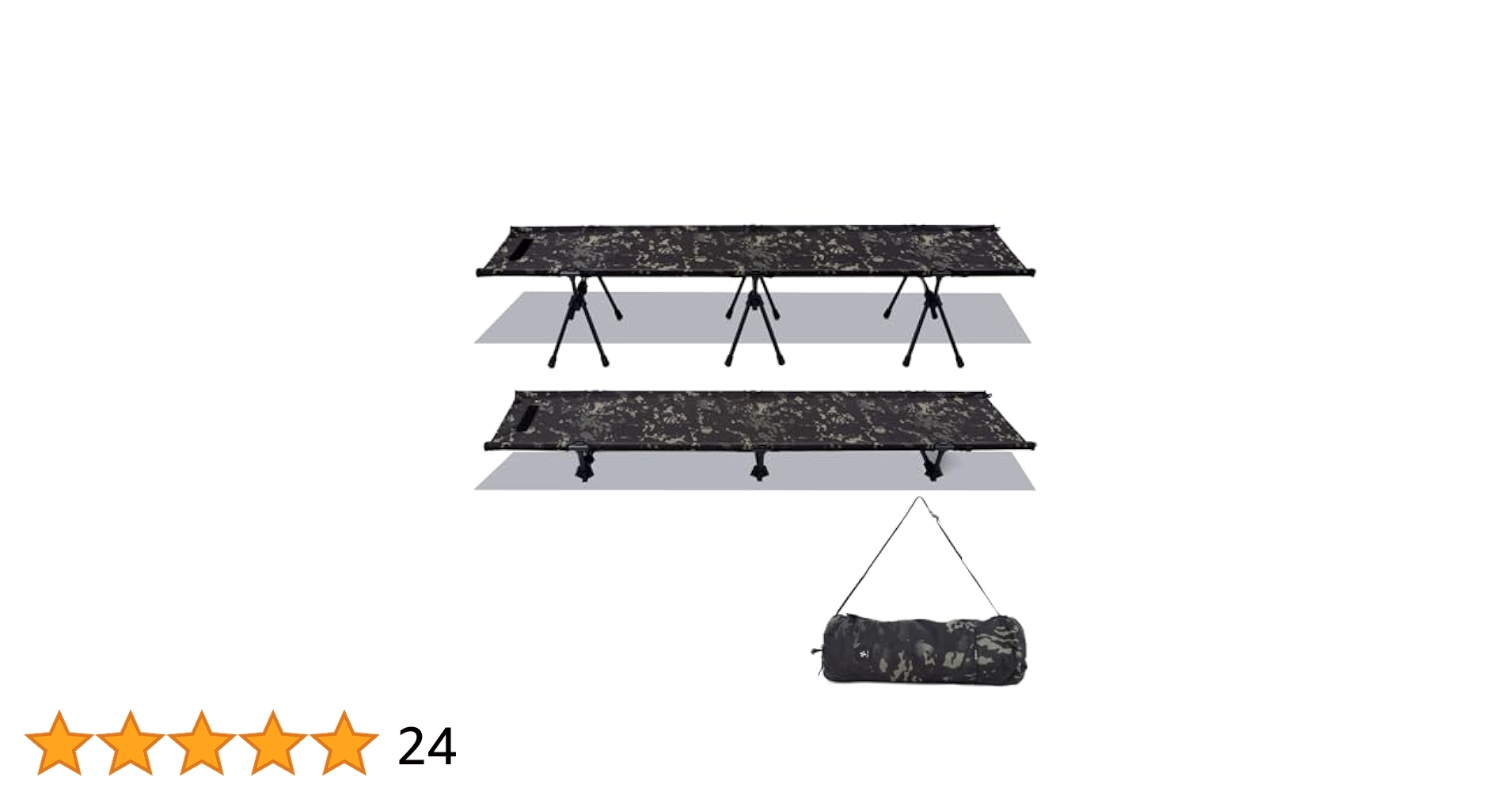 Amazon.co.jp: VENTLAX 2WAY タクティカルコット 1000D 軽量3kg