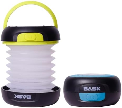 BASK Lanterna Retrátil com Gancho – Pilha AA (3x), Até 50h de Luz...