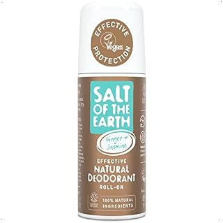 Salt of the Earth Natural Deodorant Roll On Lavender & Vanilla - 100% Natural Ingredients, Effective Protection, Vegan, Cruelty Free - Suitable for Women, Men & Kids - 75ml