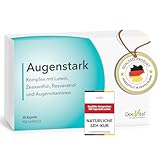 DocVital® Augenvitamine Lutein Zeaxanthin Vitamin A - Augenstark Vital Komplex hochdosiert – mit...