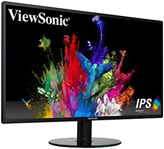 ViewSonic VA2719-2K-SMHD 27-inch 2K WQHD IPS Monitor with 2x HDMI, Display Port, Eye Care for Work and Study at Home