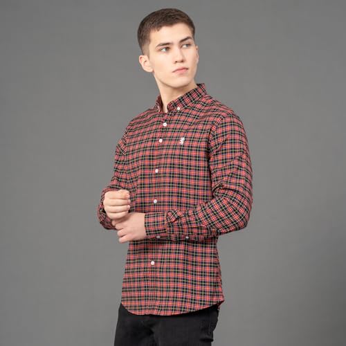 Image of Red Tape Men's Cotton Regular Fit Shirt