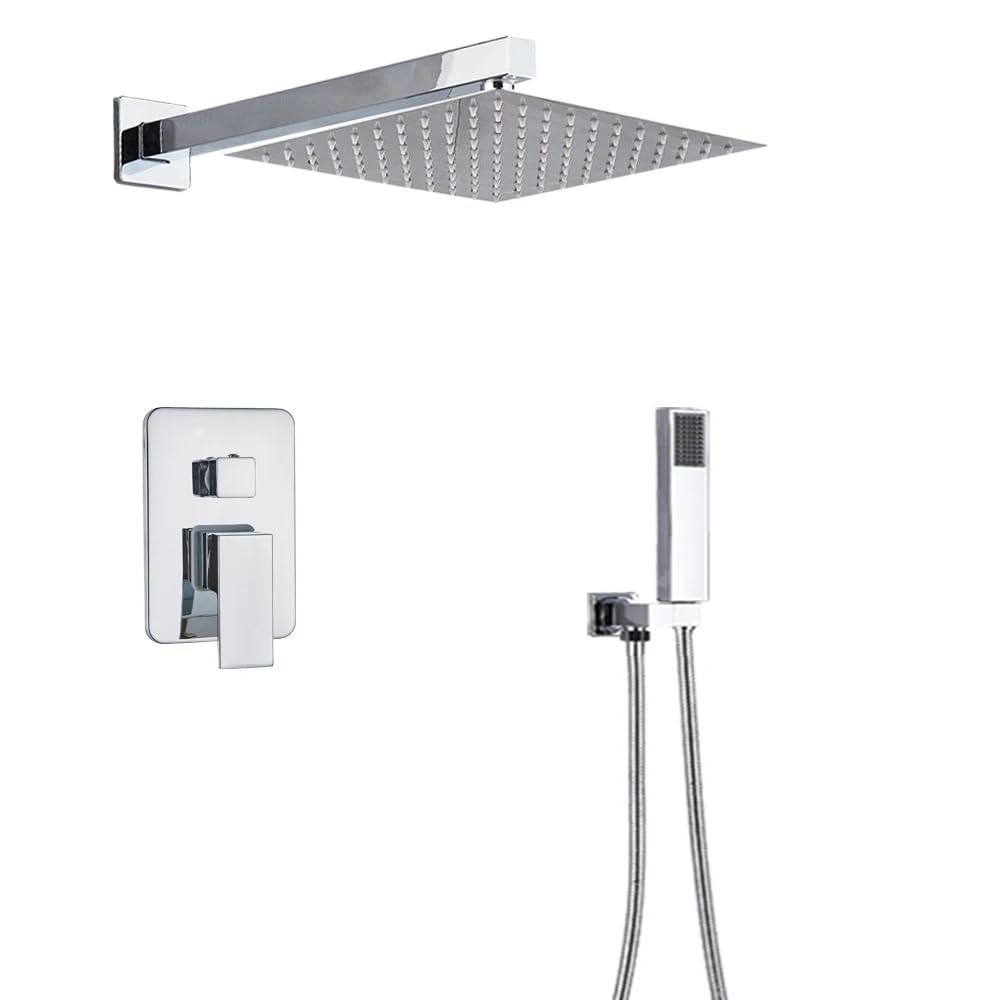 Ensembles de douche avec pommeau de 16 pouces et mitigeur monocommande à cartouche céramique