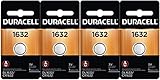 2 X 4 Pcs Fresh Duracell Lithium Battery ECR1632 CR1632 DL 1632 3V Batteries