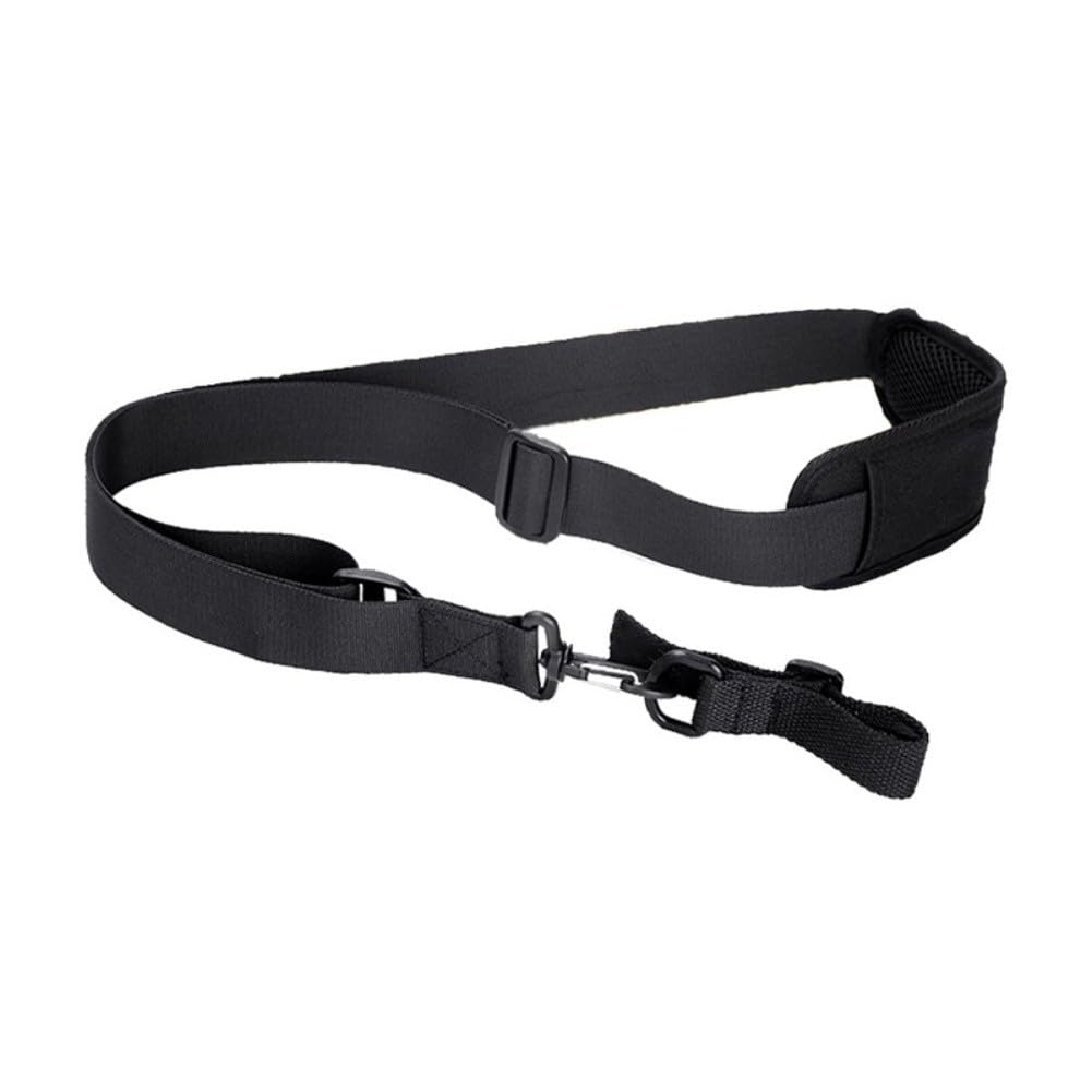 Tracolla regolabile per decespugliatore e tosaerba, tracolla ergonomica con cuscinetti imbottiti per la distribuzione del peso, accessorio antiscivolo per erbacce, colore nero
