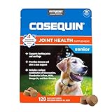 Nutramax Cosequin for Senior Dogs Joint Health Supplement, Contains Glucosamine, Chondroitin, MSM, Omega-3s and Beta-Glucan, Supports Joint, Skin and Coat, Immune Health, Soft Chews, 120 Count