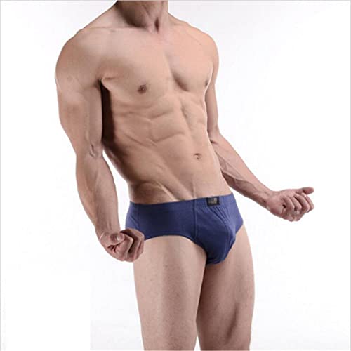 Ropa interior de algodón para hombre en lote de 6 calzoncillos tipo bikini transpirables 4