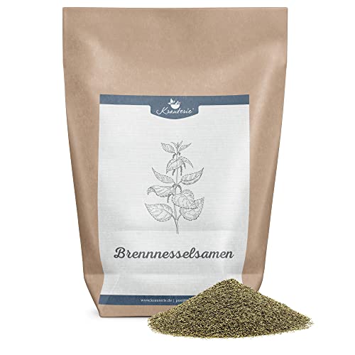 Krauterie Brennnesselsamen Hund, Einzelfuttermittel für Hunde (100 g), Ganze Samen der Brennnessel in Spitzenqualität