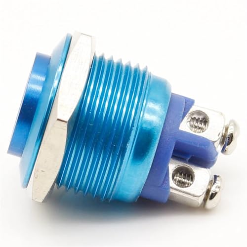 Interruptor de botón de metal de 16 mm ideal para simulación y consolas arcade 2