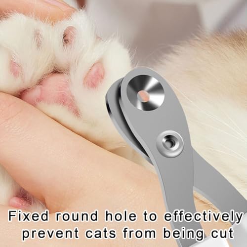 Image of Pet Brushes for Indoor Cats and Nail Clipper Set, Kitten Pet Dog Nail Trimmer (blue）
