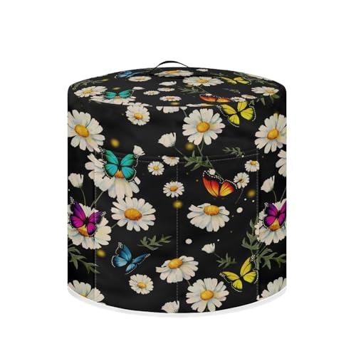 ZUXONGSY Butterfly Air Fryer Cover Dust Cover Daisy Air Fryer Dust Cover Machine Washable Rice Cooker Storage Bag Dustproof Kitchen Home Decor(Small)