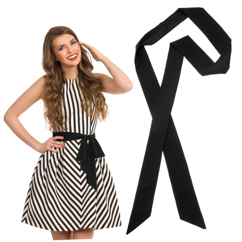 Beavorty Sash Belt for Women Elegant Chiffon Fabric Tie Comfortable Decorative Waist Belt for Dresses Gowns and Casual Outfits Easy Bow Closure Versatile Solid Color Design