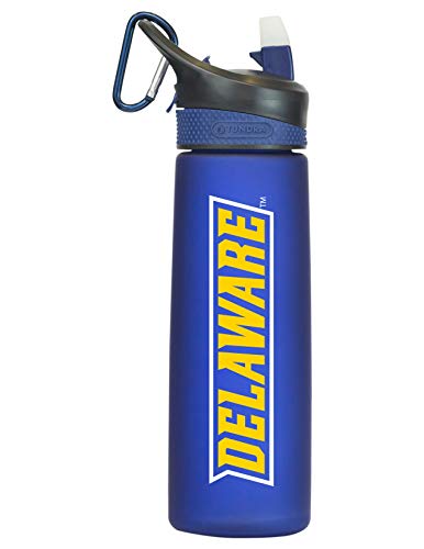 Delaware Tritan Plastic Frosted Sport Water Bottle, Design-2 - Blue