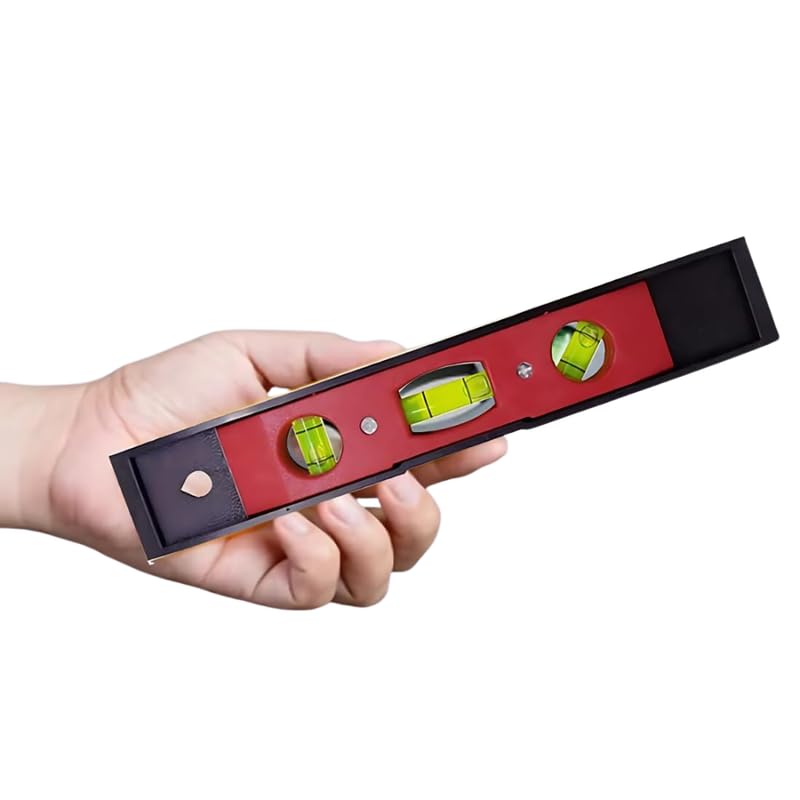 Drumstone 𝟏𝟓 𝐘𝐞𝐚𝐫𝐬 𝐖𝐚𝐫𝐫𝐚𝐧𝐭𝐲 10-Inch Magnetic Spirit Level, Heavy-Duty Aluminum Body with 33% Larger Vials, Tourniquet Attachment, Supports Veterans with 3% Donation-picture-23
