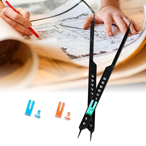 kowaku Compasso de Calibre Do Divisor Proporcional Ferramenta de Desenho E Esboço Pantógrafo Ajustáv