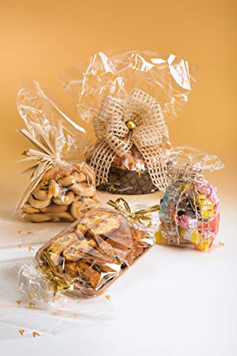 Italpak Buste Trasparenti, Sacchetti per Alimenti 'Produzione Artigianale', 50 pz, 20x35 cm