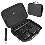 Tragetasche für DJI Osmo Action 6 Zubehör, mit Schultergurt Osmo Action 6 PU Leder Tragetasche für DJI Osmo Action6/5 Pro/4/3 Standard Combo Vlogging Action Kamera