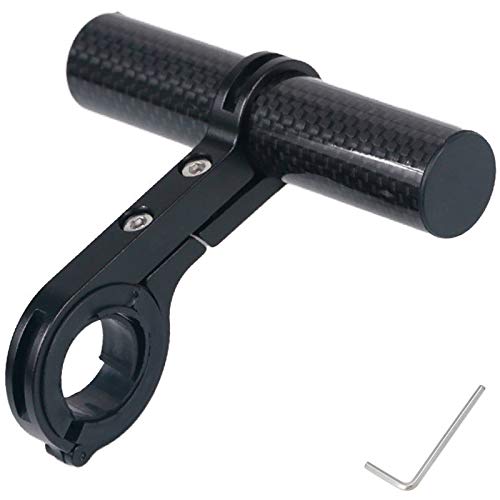 Fahrrad Extender Halterung Fahrradvorbauten Lenkerverlängerung Multifunktions Carbonrohr Taschenlampe Halter Lenker Zubehör Extender für Fahrrad