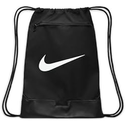 NIKE Brasilia 9.5 Bolsa de Gimnasio, Adultos Unisex, Black/Black/White (Multicolor), Talla Única 4 Nike Brasilia 9.5 Bolsa de Gimnasio, Adultos Unisex, Black/Black/White (Multicolor), Talla Única
