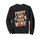 Photo Gallery prima linea poi vino divertente line dancing felpa Photo Gallery prima linea poi vino divertente line dancing felpa