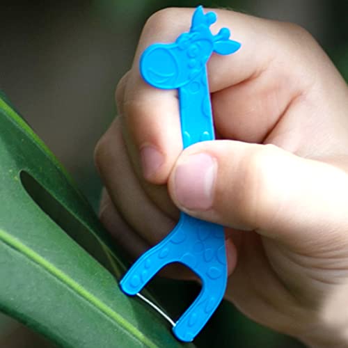 Zahnseide Dental Floss 40 Stück Kinder Zahnseide Stick, Zahn Draht/Zahnpflege Interdental Flossers, Zahnstocher Zahnreinigung zur Entfernung von Plaque und Speiseresten – Bild 7