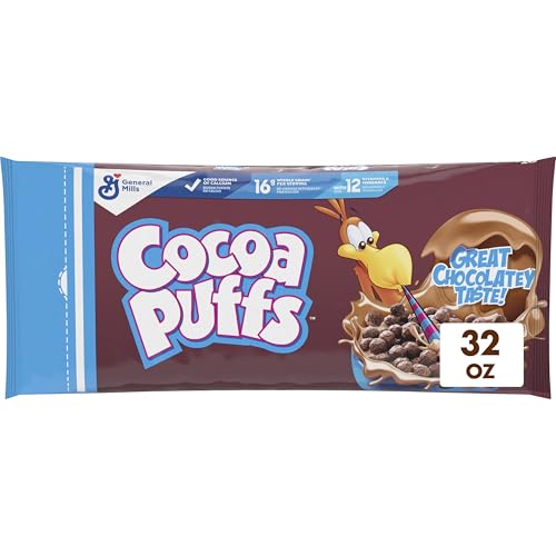 Cocoa Puffs Cereal, 32oz Resealable Bag