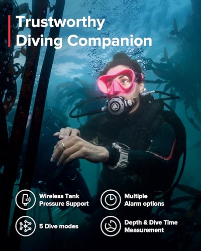Image of SUUNTO Ocean Dive Computer, GPS Multisport Watch for Training, Underwater Route Tracking & Wireless Tank Pressure Monitor, AMOLED Touchscreen, Dualband GNSS, Offline Map, 26D Battery Life, Sand