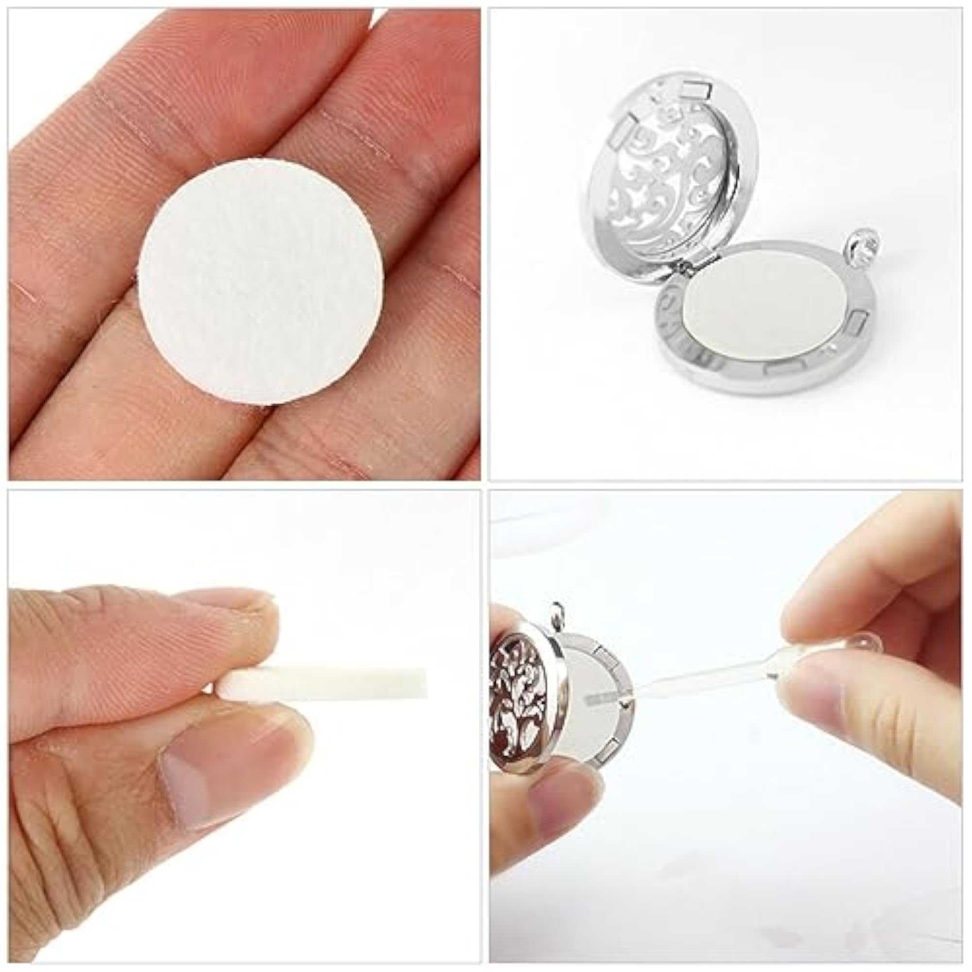 100pcs Diffuser Refill Pads Essential Diffuser Pad