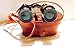 RK NAUTICAL INSTRUMENT Vintage Opera Glasses with Leather Case, Brass Binoculars with Carrying Strap, Decorative Theater Glasses
