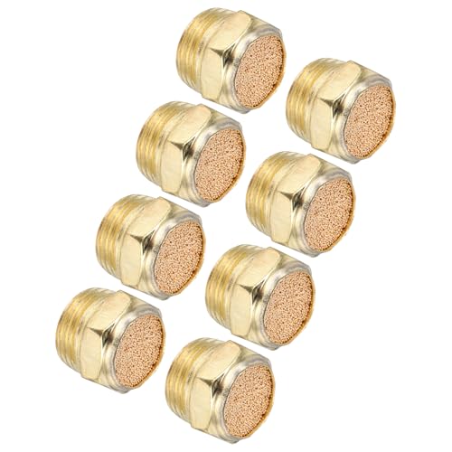 MECCANIXITY 8PCS Pneumatic Exhaust Muffler, 1/2