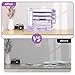 SUPEASY Desk Organizer with File Holder, 5-Tier Mesh Paper Letter Tray Organizer with Pen Holder and Drawer, Desktop Organizer and Storage with 3 Tilted File Sorter for Office Supplies, Purple