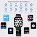 Smartwatch Herren Damen, 1.96" HD Fitnessuhr Herzfrequenz Schlafmonitor