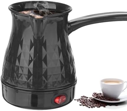 Turkish Coffee Maker, 600ml Portable Electric Turkey Coffee Pot Stainless Steel Arabic Greek Turkish Coffee Maker, Anti Scald Tea Maker Kettle Coffee Machine image 5
