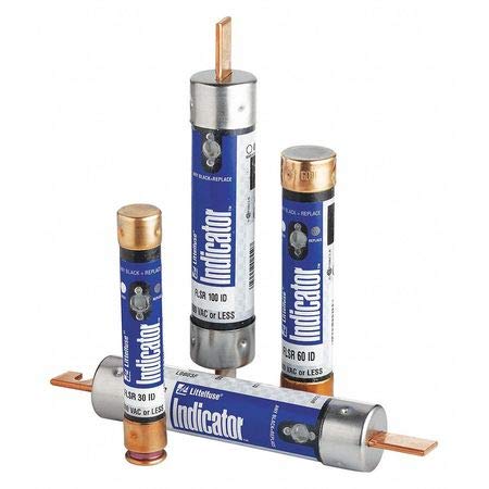 Fuse, Dual Element, 6-1/4A, 13/16" Dia.