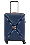 TITAN 4-Rad Handgepäck Koffer Hartschale + TSA Schloss erfüllt IATA Bordgepäckmaß, Gepäck Serie PARADOXX: Hartschalen Trolley mit Akzenten in Leder Optik, 833406-20, 55 cm, 40 Liter, navy (blau) TITAN 4-Rad Handgepäck Koffer Hartschale + TSA Schloss erfüllt IATA Bordgepäckmaß, Gepäck Serie PARADOXX: Hartschalen Trolley mit Akzenten in Leder Optik, 833406-20, 55 cm, 40 Liter, navy (blau)