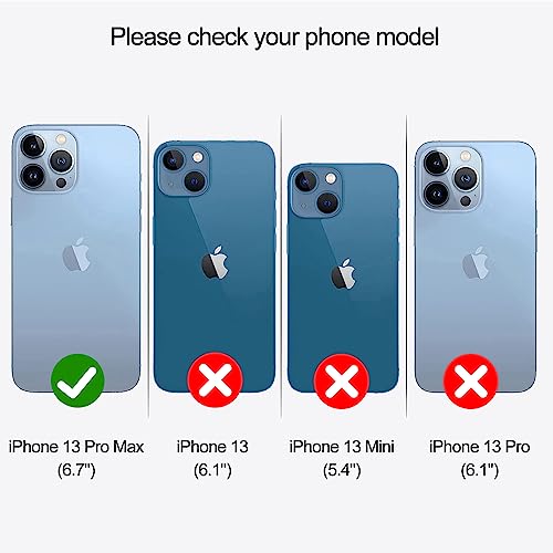 JZASES Cover per iPhone 13 Pro Max (6.7 inch)