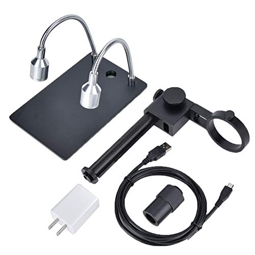 Image of Oumefar Microscope Camera Stand 50mm Ring Aluminium Alloy Microscope Camera Bracket Support for Lab(NA)