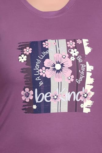 Image of In Love Women's Plus Size Longline T-Shirt with Side Pocket, 3 /4 Sleeve, Crew Neck