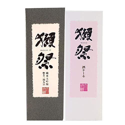 Amazon.co.jp: 獺祭 日本酒ケーキセット 純米大吟醸 磨き 39 300ml DX