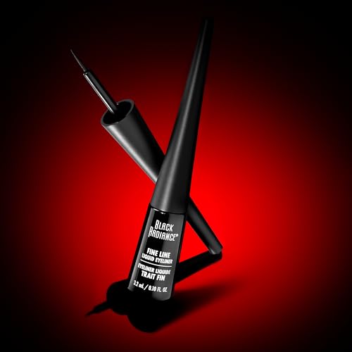 Black Radiance Delineador Líquido Fino Negro 0.12 oz miniatura 5