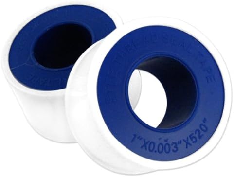 1" x 520" Teflon Tape Thread Seal Tape (10pcs/Box)