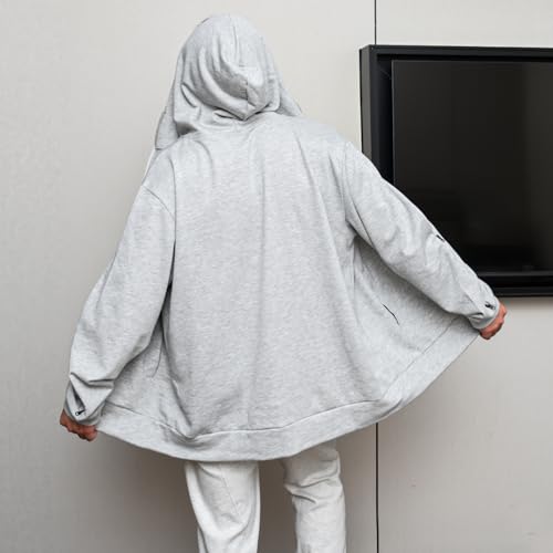 Dialysis Sweatshirts with Two Way Arm Access Zip，Unisex Dialysis Access Sweatshirt for Hemodialysis3