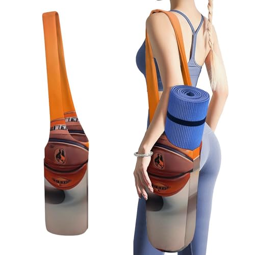 Sac de tapis de yoga anti humidité en toile durable avec poche gourde utile
