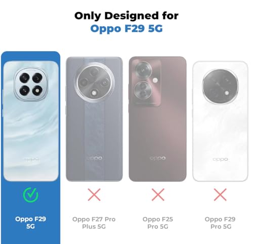 Image of Bintage case Dual-Leather Macc-Safe Design Phone Case| Soft Touch Finish | Full Camera Protectection Back Cover Compatible for Oppo CPH2721 / Oppo F29 5G - White & Matelic Grey