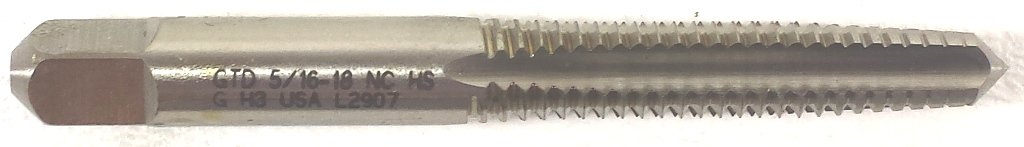 Greenfield Threading 330016 GT/VTD #0-80NF HTGP H1 2FL GP Plug Hand Tap