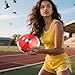 yeeplant 7.08 in (18 Cm), 2 Lbs 3.274 Oz (1 Kg), Red Nylon, Steel Edge, Women’S and High School Track and Field Training and Competition