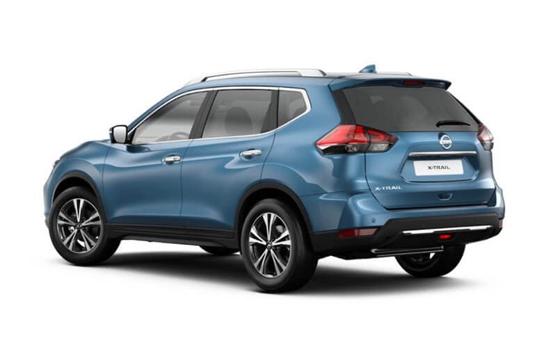 ASC Tappetini Auto Compatibili con Nissan X-Trail III Serie 2014-2020, Moquette con Bordo Antiscivolo Argento, Battitacco in Gomma