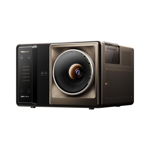 Image of Hisense XR10 Triple Laser 4K Projector, 6000 ANSI Lumens, 6000:1 Contrast, IRIS Lens, 0.84-2.0:1 Optical Zoom, Lens Shift,65 inch - 300 inch, Dolby Vision, IMAX Enhanced, Vidaa OS, Tuned by Devialet